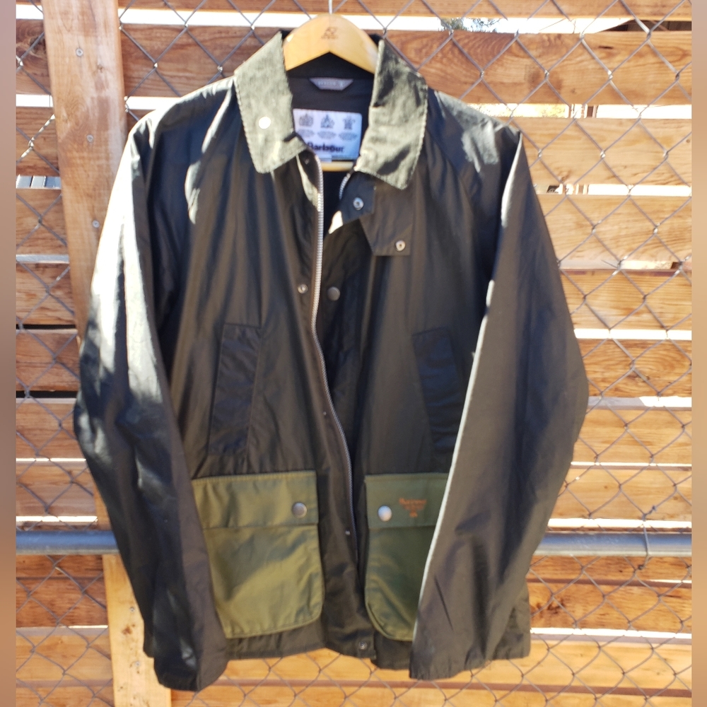 Barbour Beacon Summer Bedale Wax Jacket Patch Archive Olive
